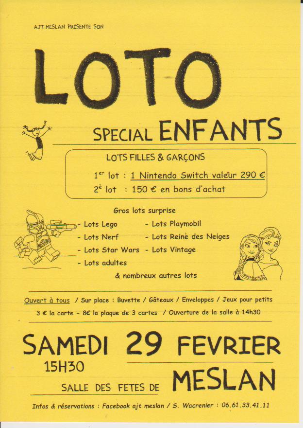 Loto des enfants ! 